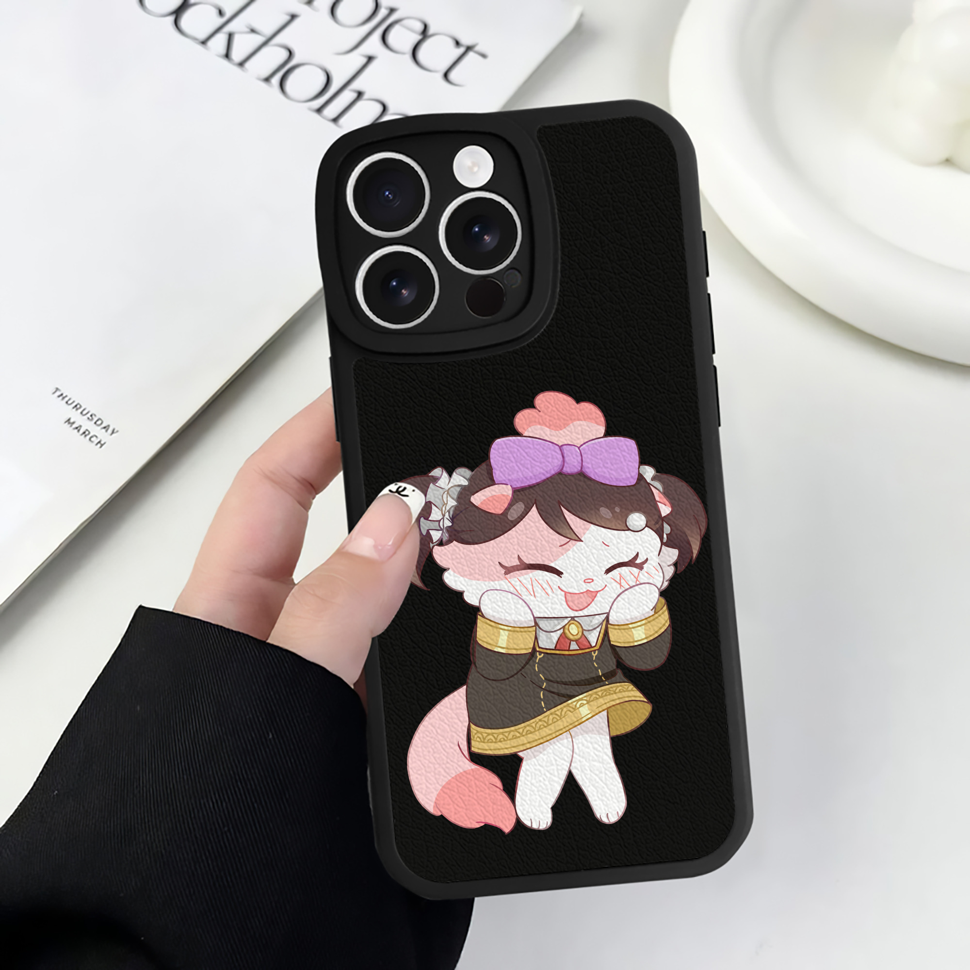 （画像用） SPY×FAMILY间谍家家酒 【iPhone 16シリーズ対応】シリコンスマホケース（レザー調） 材質：シリコン